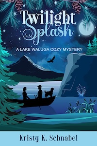 Twilight Splash, the second book in the Lake Waluga Cozy Mystery Trilogy