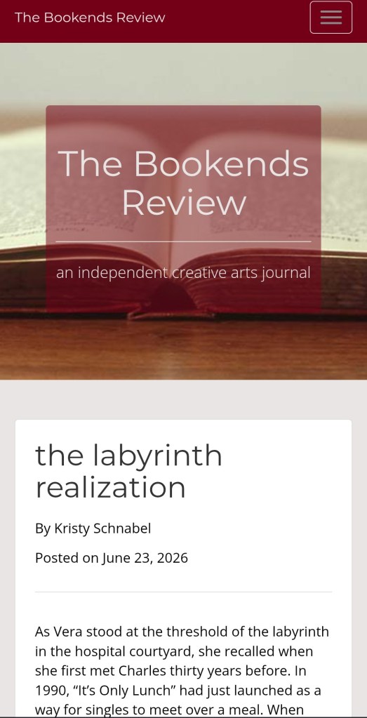 The Labyrinth Realization published in The Bookends Review